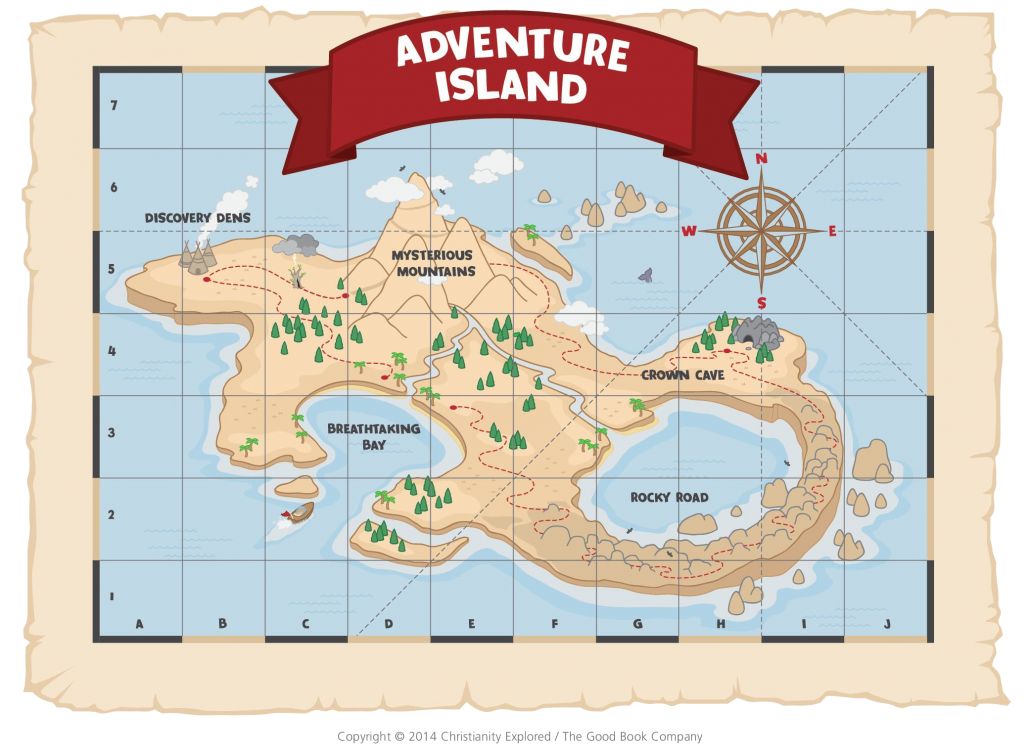 Adventure island map